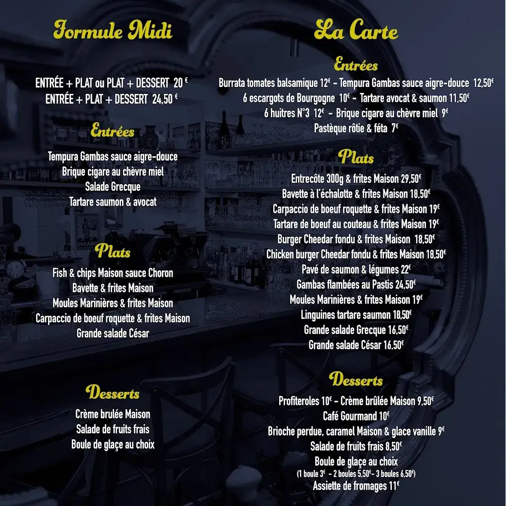 Menü_Le Vieux Bistrot - Restaurant au Perreux sur Marne 94_Perreux-sur-Marne_Bild_4