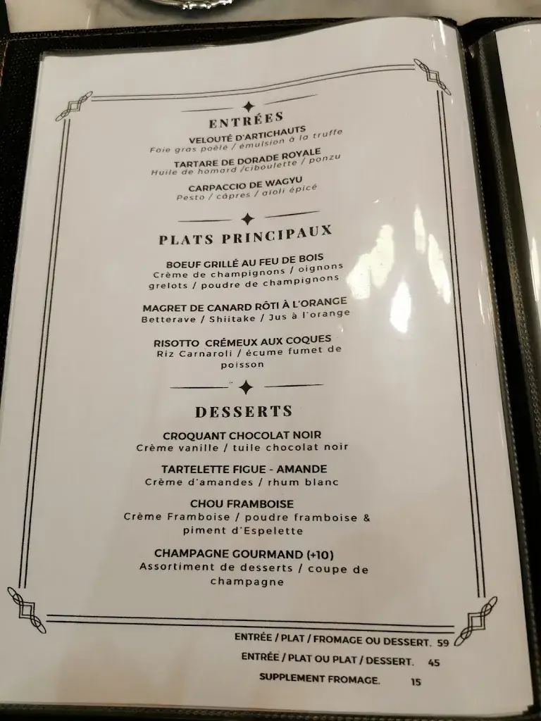 Menu_Restaurant La Perle_Perreux-sur-Marne_image_2