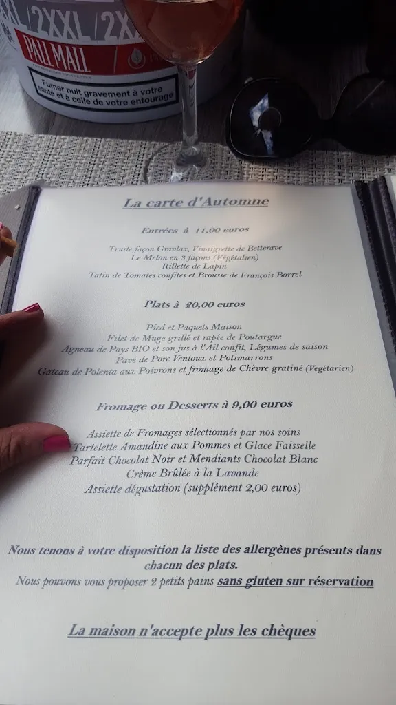 Menu_Le Jas Restaurant_Roque-d'Anthéron_immagine_4