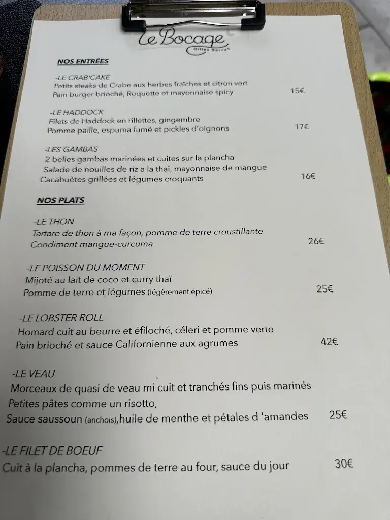 Menu_Le Bocage_Roque-d'Anthéron_image_2