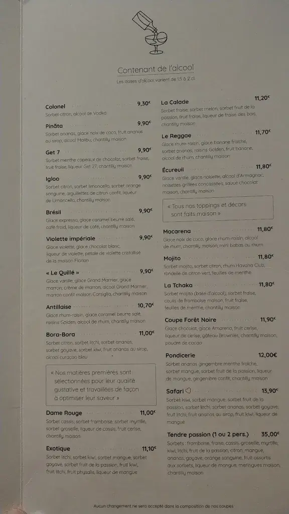 Menu_Glacier le Quillé_Roque-d'Anthéron_immagine_4