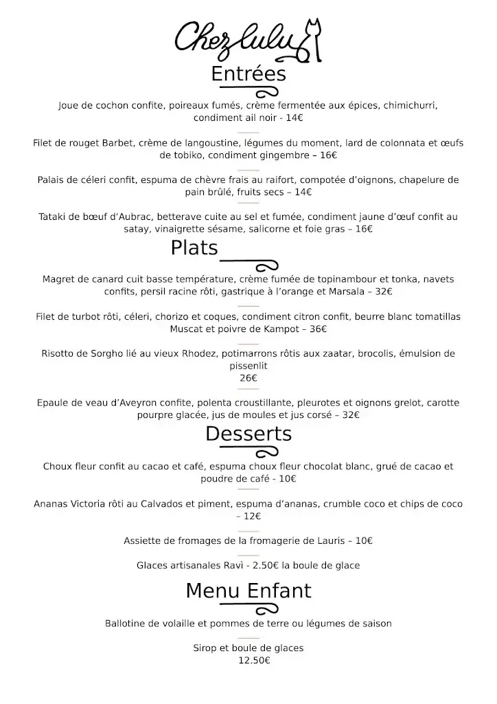 Menu_Chez Lulu_Lauris_image_1