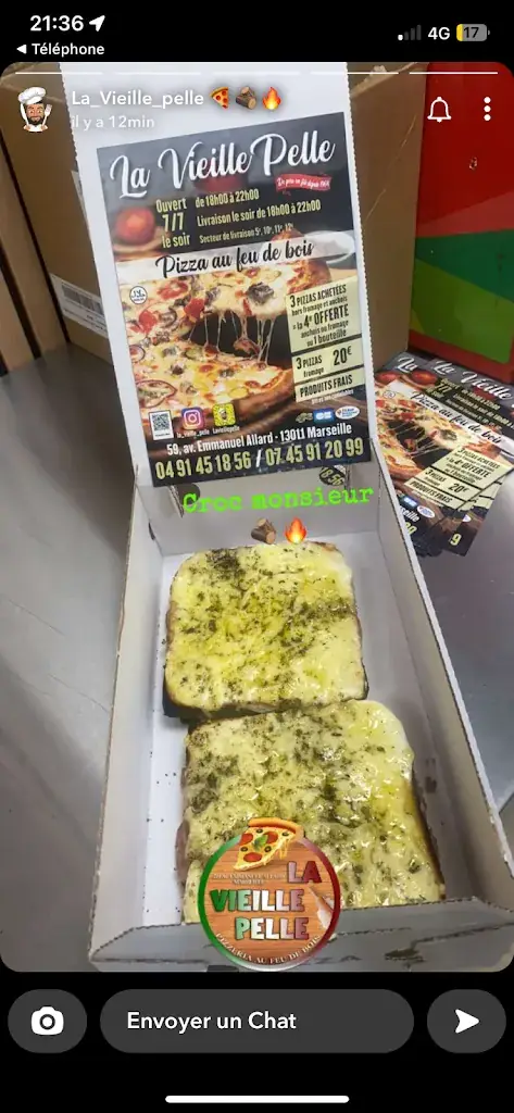 Menu_La Vieille Pelle. Pizzeria_Marseille_image_3