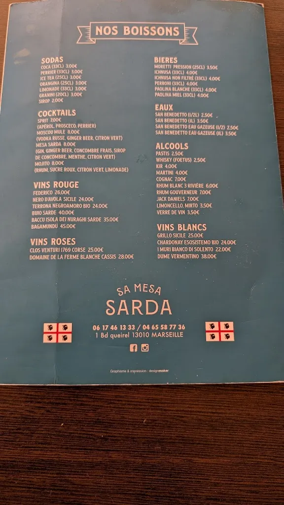 Menu_Sa Mesa Sarda_Marseille_image_1