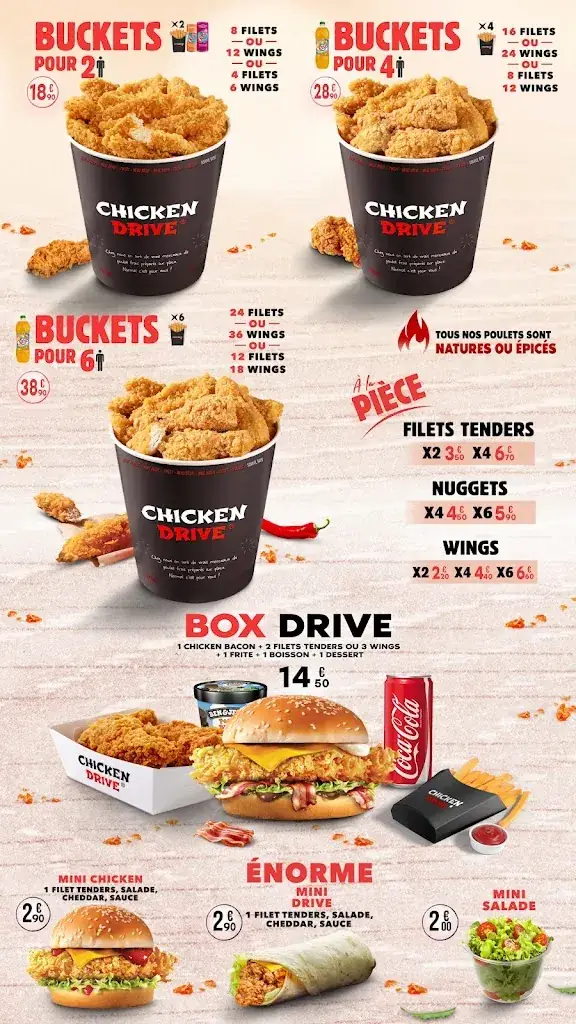 Menu_Chicken Drive Marseille La Pomme_Marseille_image_1