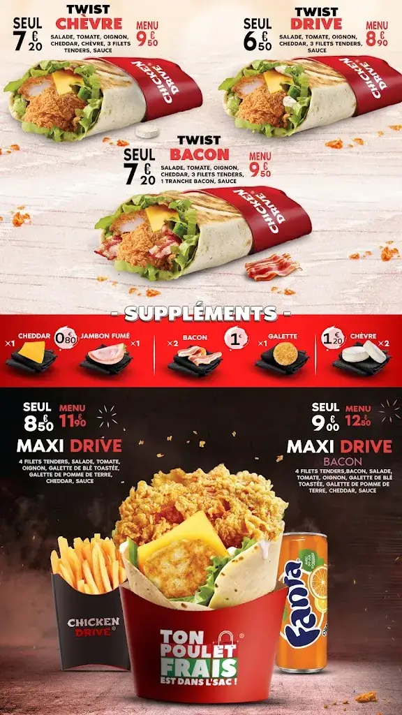 Menu_Chicken Drive Marseille La Pomme_Marseille_image_4