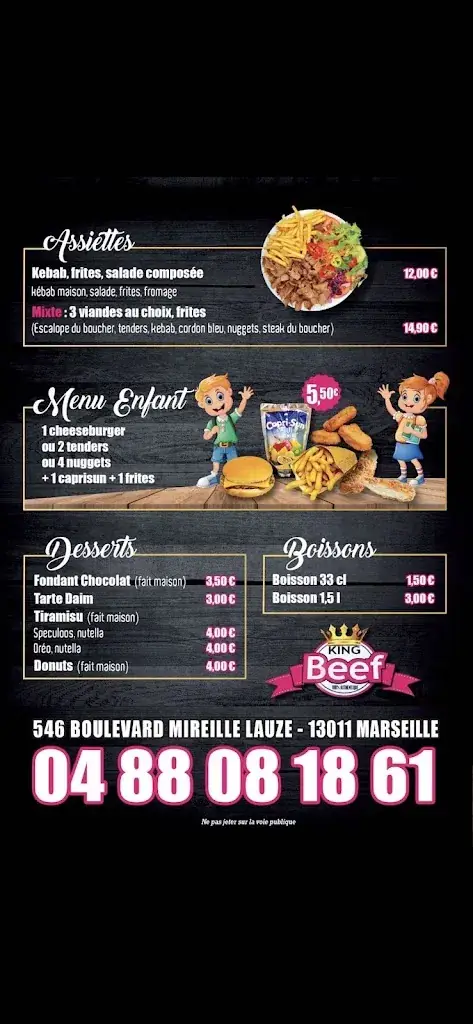 Menu_King beef_Marseille_image_4