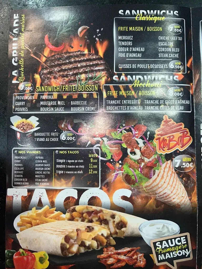 Menu_Snack/GRILLADE DE LA POMME. (Halal)Pizzas au feu de bois._Marseille_image_4