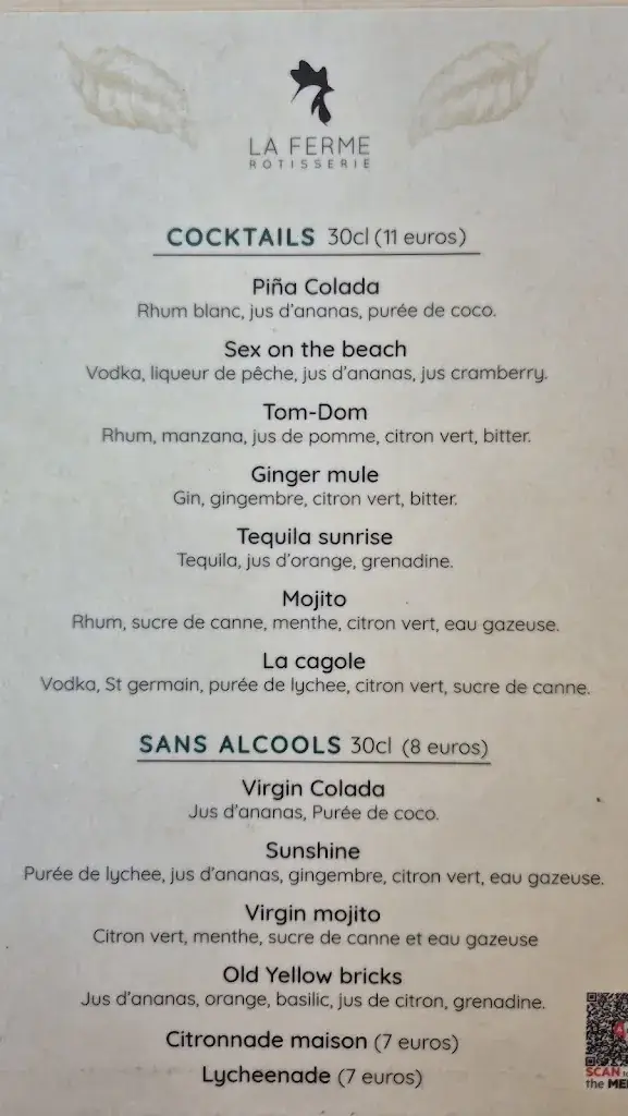 Menu_La ferme , terre & mer_Marseille_image_2