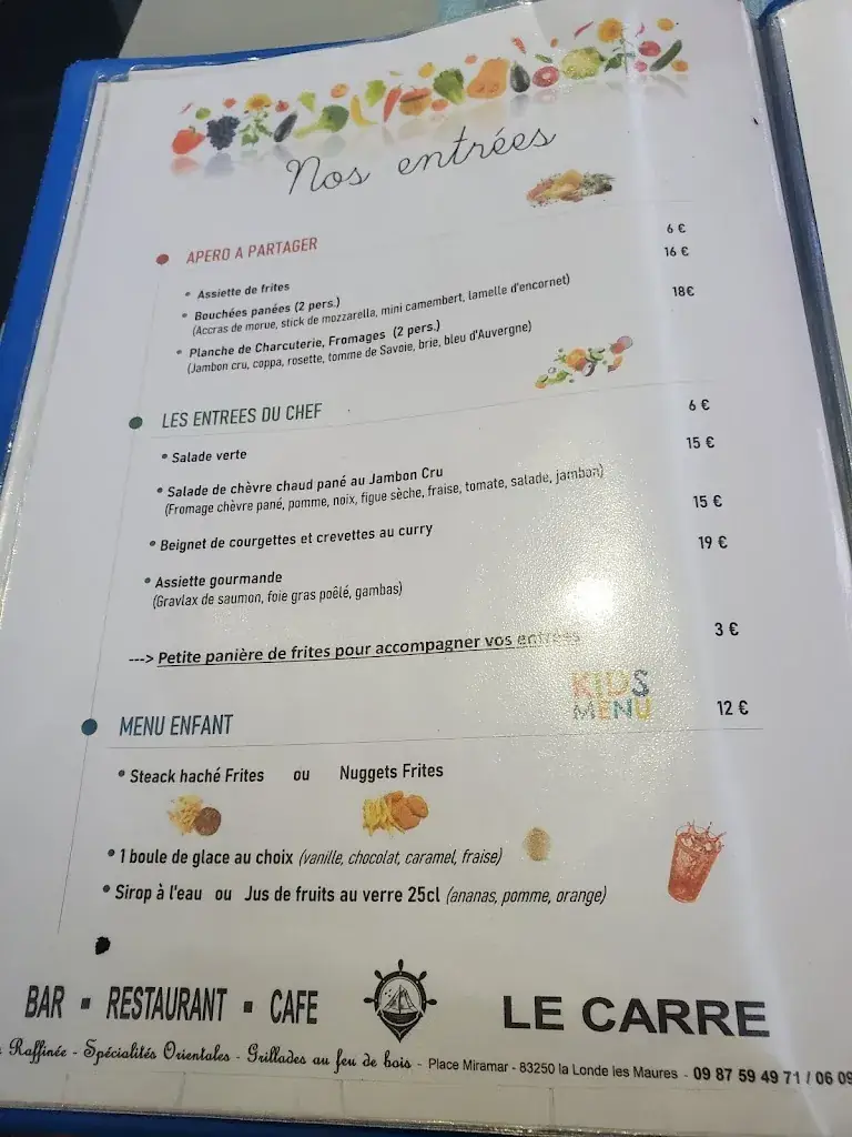 Menu_Le Carré du port_Londe-les-Maures_image_3