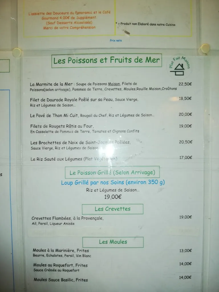 Menu_Le Panoramic_Londe-les-Maures_image_2