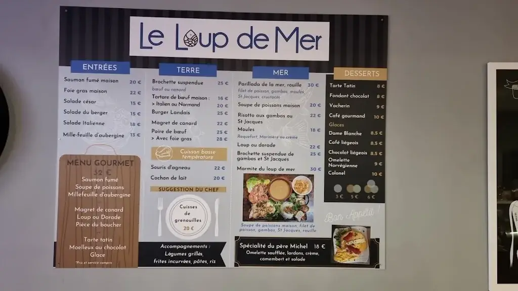 Menu_Restaurant Le Loup de Mer La Londe_Londe-les-Maures_image_1