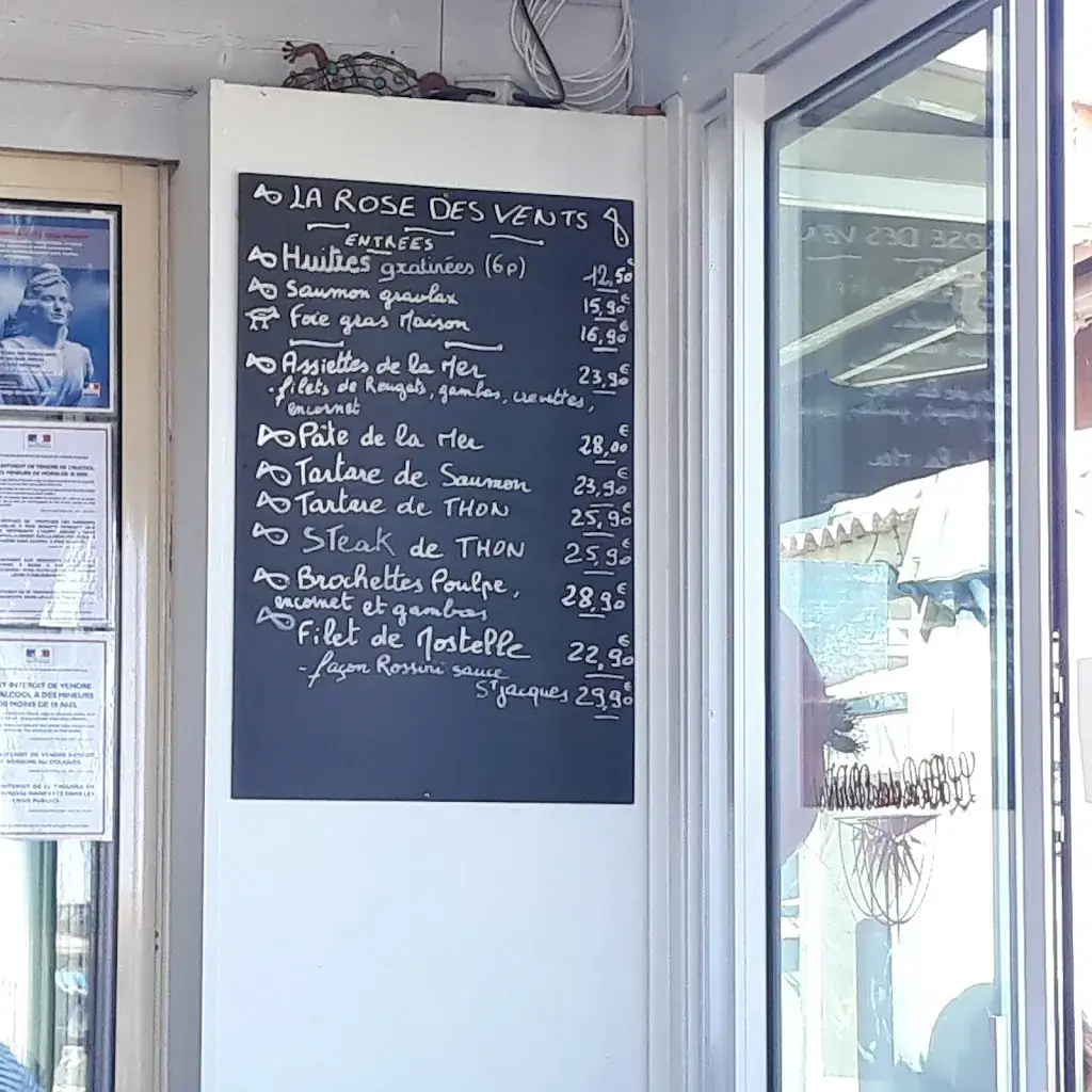 Menu_La rose des vents_Londe-les-Maures_image_3