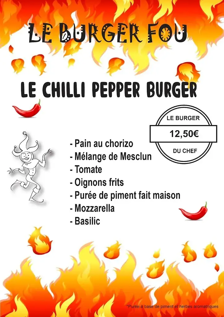 Menu_Le Burger Fou La Londe-les-Maures_Londe-les-Maures_immagine_1
