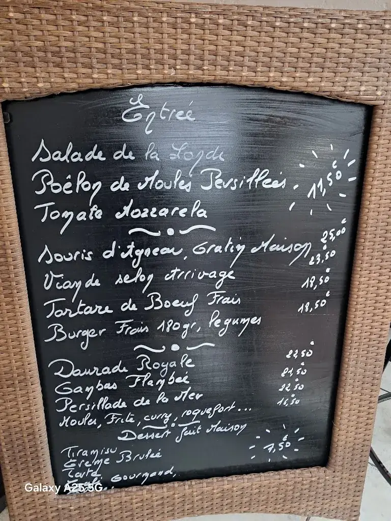 Menu_Restaurant la BAIE_Londe-les-Maures_image_2