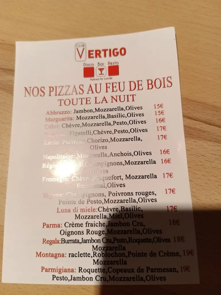 Menu_Le Vertigo Restaurant - Club_Londe-les-Maures_image_4