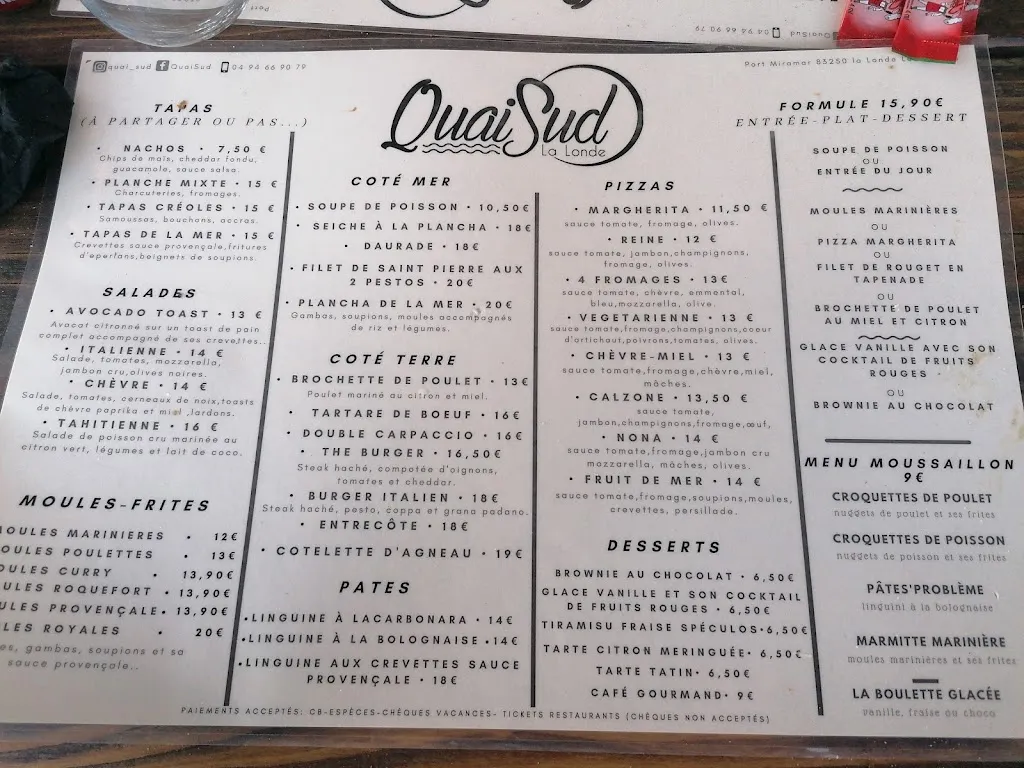 Menu_Quai Sud_Londe-les-Maures_image_2