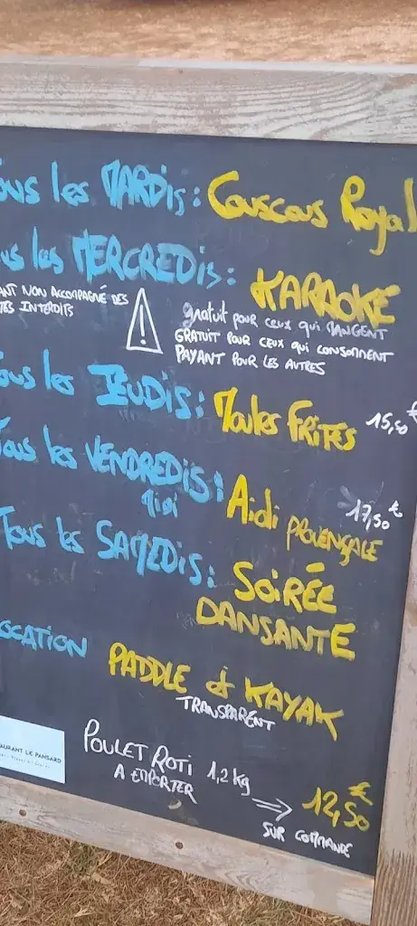 Menu_Restaurant Le Pansard_Londe-les-Maures_image_1