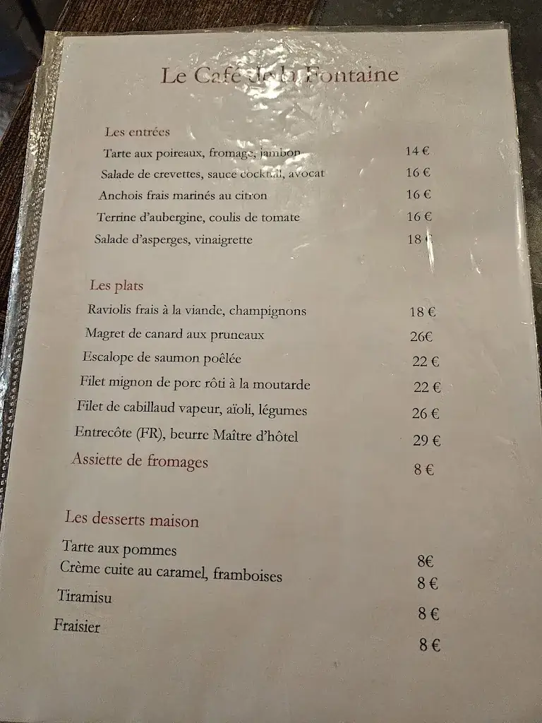 Menu_Le Café de la Fontaine_Turbie_immagine_1