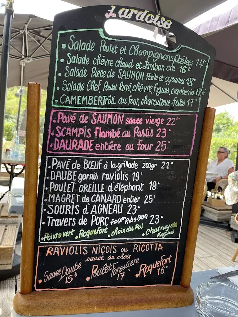 Menu_Restaurant Les Pierres Longues_Trinité_image_1