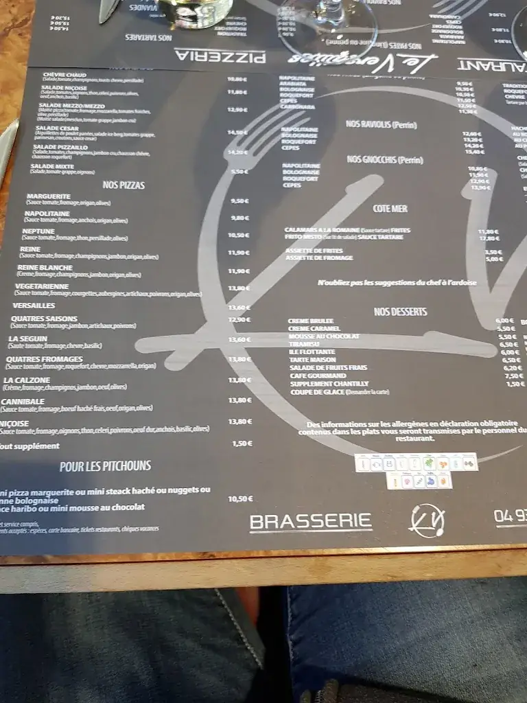 Menu_Brasserie Le Versailles La Trinité_Trinité_image_4