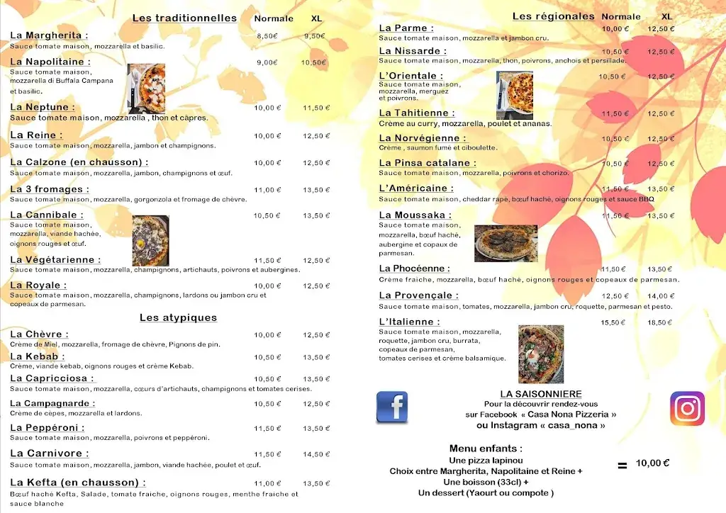 Menu_Casa Nona_Trinité_image_1