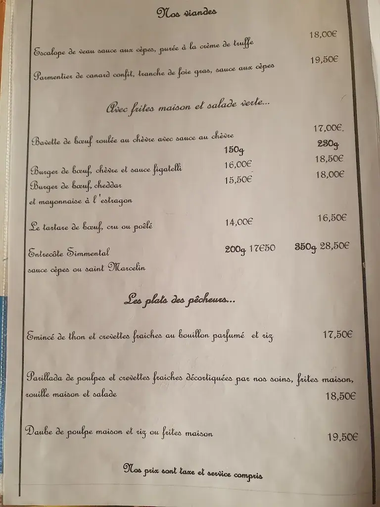 Menu_Restaurant La Vieille Fontaine La Valette du var_Valette-du-Var_image_2
