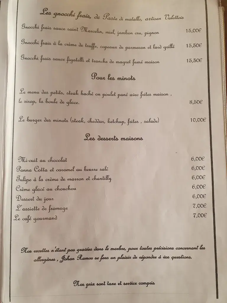 Menu_Restaurant La Vieille Fontaine La Valette du var_Valette-du-Var_image_3