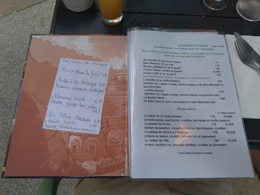 Menu_Restaurant La Vieille Fontaine La Valette du var_Valette-du-Var_image_4