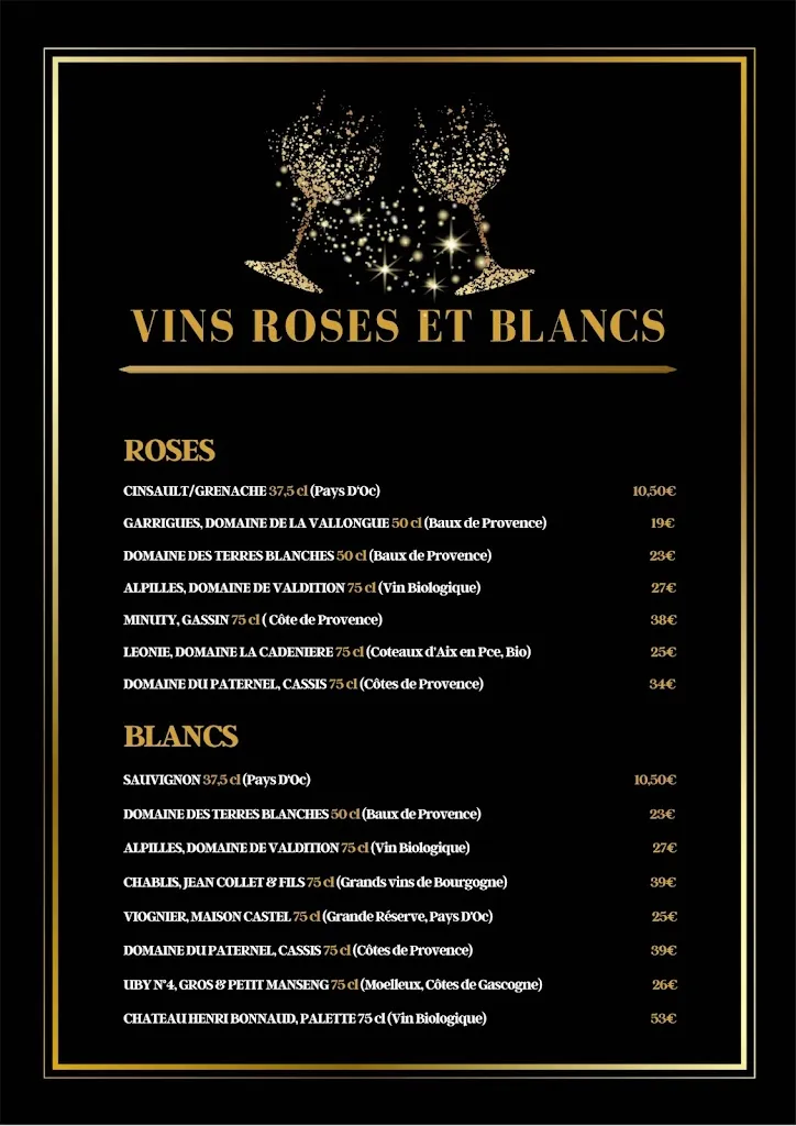 Menu_Restaurant Senas Le Terminus_Sénas_image_2