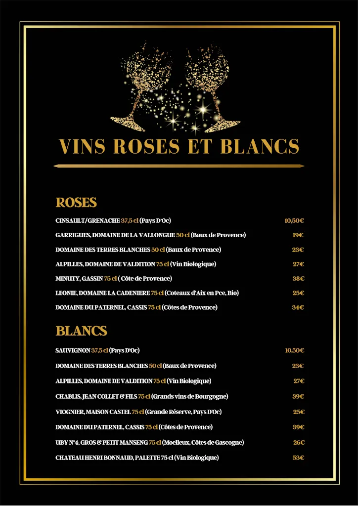 Menu_Restaurant Senas Le Terminus_Sénas_image_3