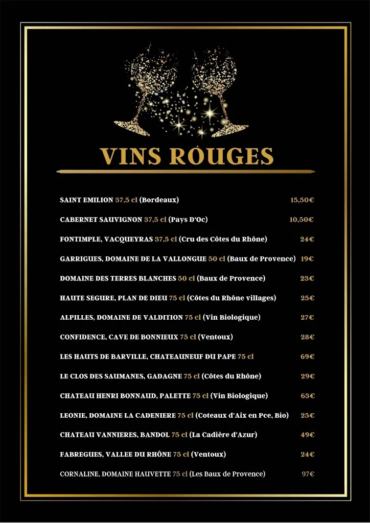 Menu_Restaurant Senas Le Terminus_Sénas_image_4