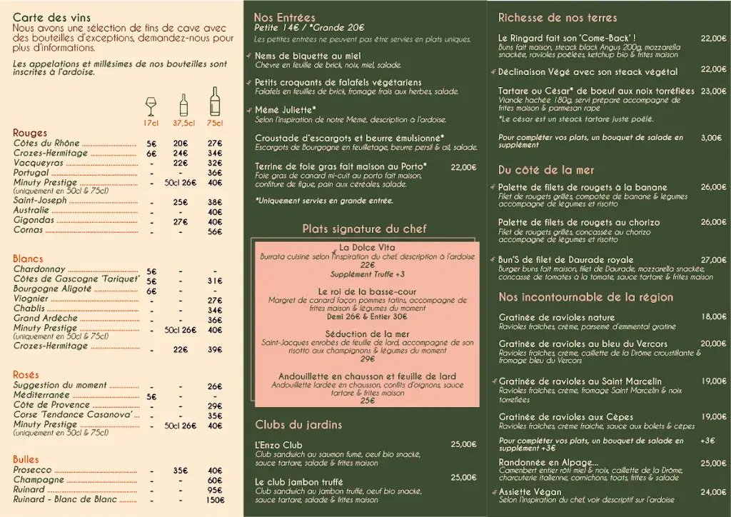 Menü_Au Jardin Gourmand_Saint-Donat-sur-l'Herbasse_Bild_1