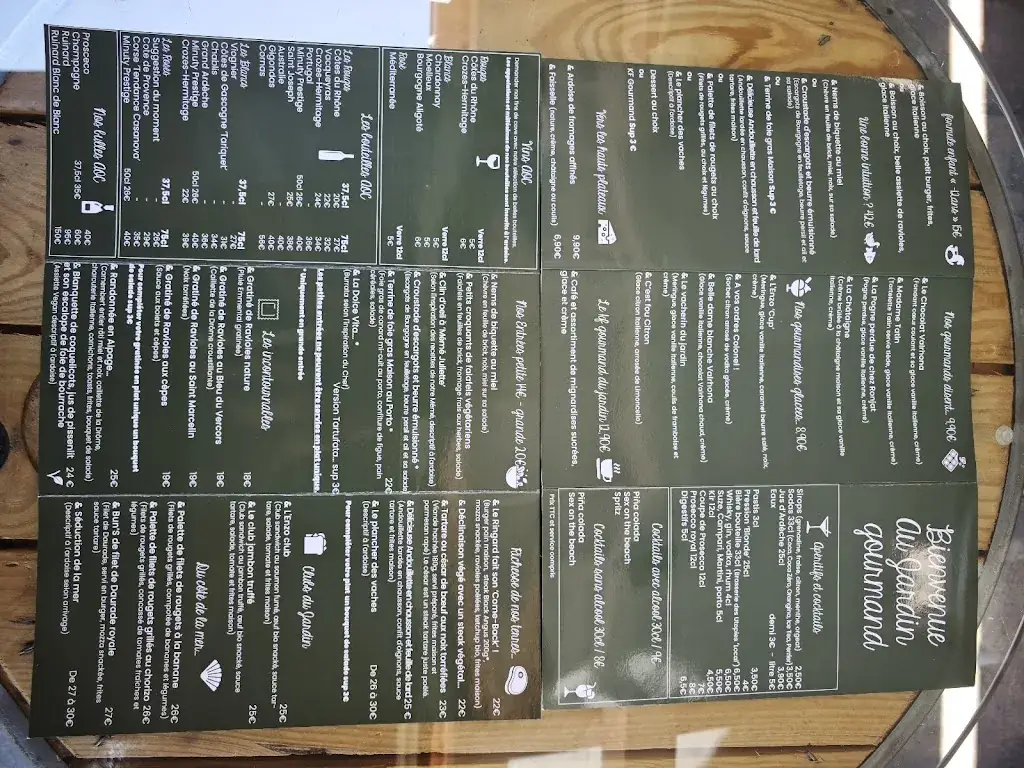 Menü_Au Jardin Gourmand_Saint-Donat-sur-l'Herbasse_Bild_3