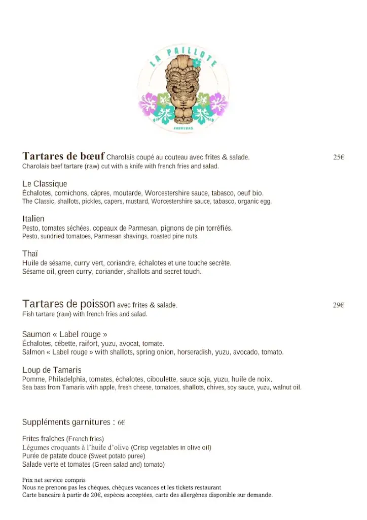 Menu_La Paillote Fabregas_Seyne-sur-Mer_image_4