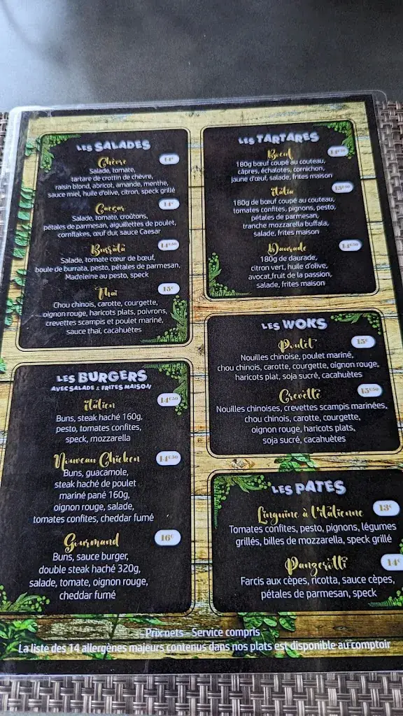 Menu_PAPILLES EN FOLY'S_Seyne-sur-Mer_image_1