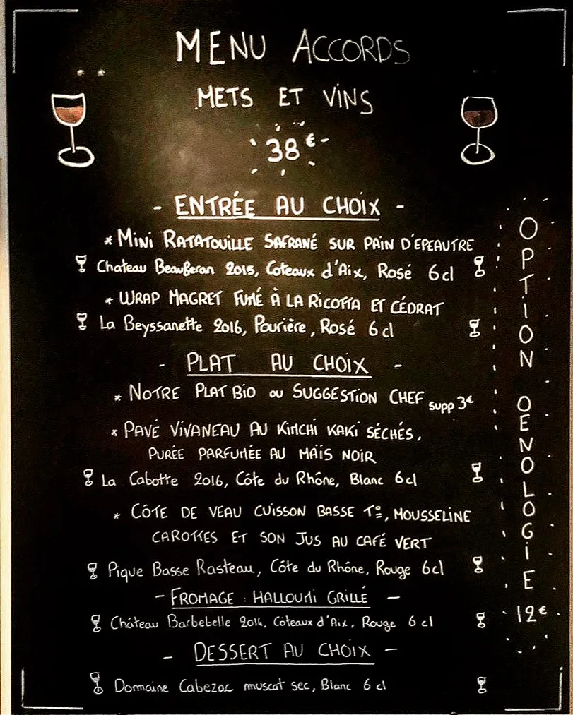 Menu_Restaurant L'Escale des Vins_Lambesc_image_2