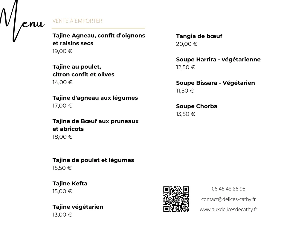 Menu_Aux Delices De Cathy_Lambesc_image_2