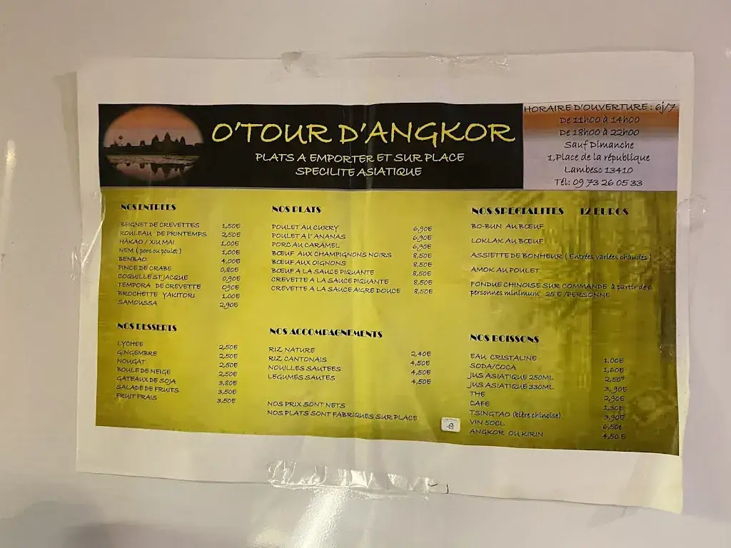 Menu_o'tour d'Angkor_Lambesc_image_1