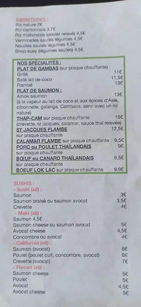 Menü_Le Bambou_Lambesc_Bild_2