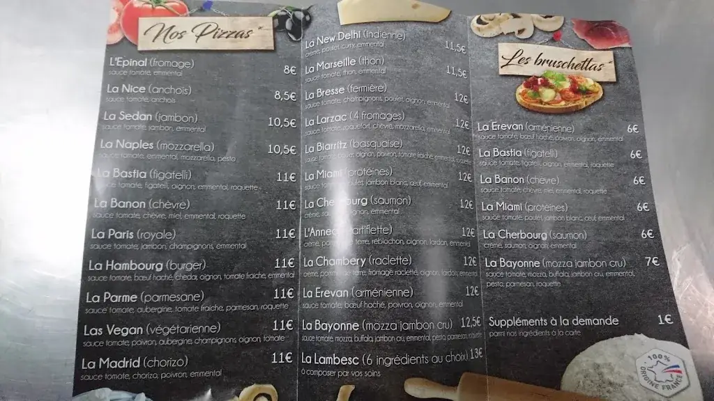 Menu_Pizza l'Original Truck Lambesc_Lambesc_immagine_3