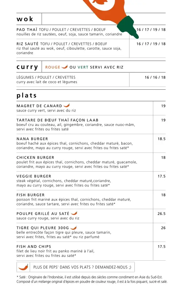 Menu_NANA Bistro Thaï_Paris_immagine_2