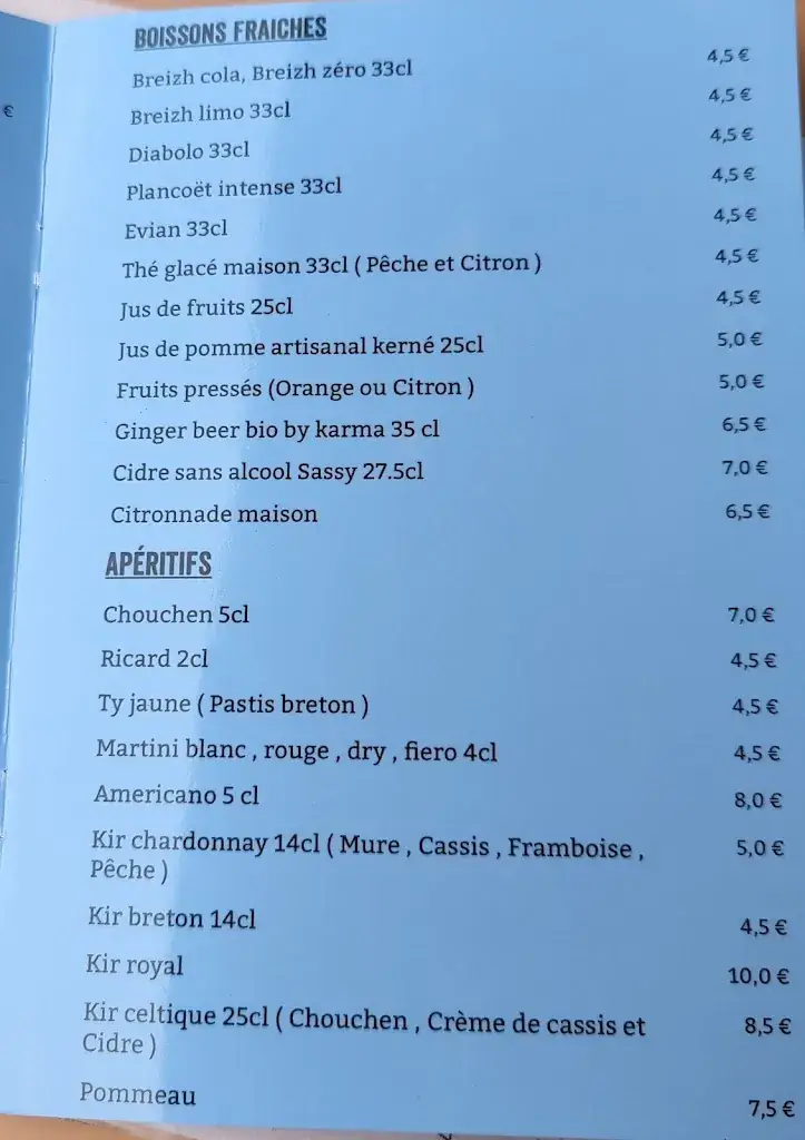 Menu_La Cantine Bretonne_Paris_image_1