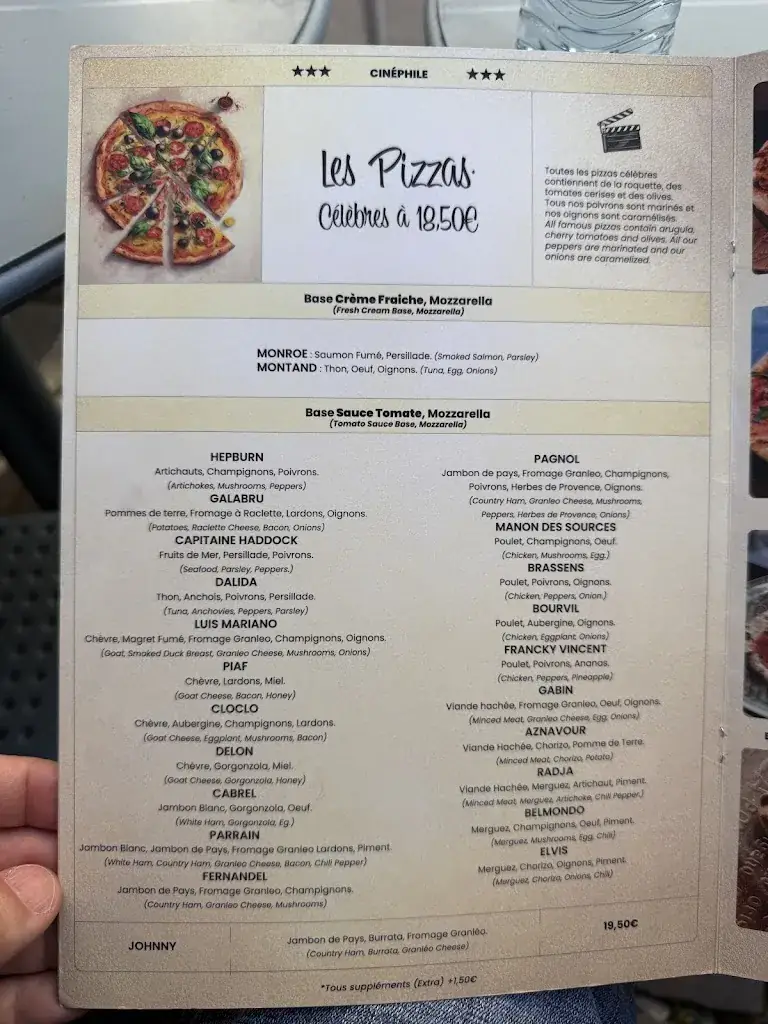 Menu_Chez Arnaud_Paris_image_1