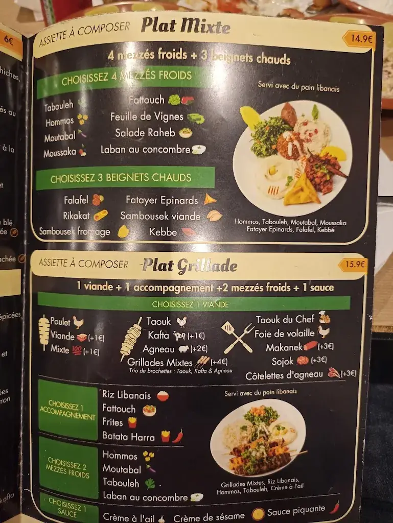 Menu_Cedars Restaurant_Paris_image_3