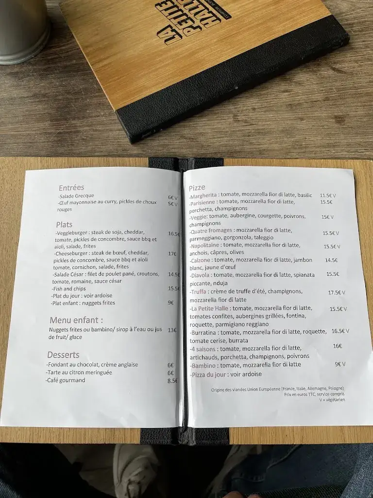 Menu_La Petite Halle_Paris_image_1