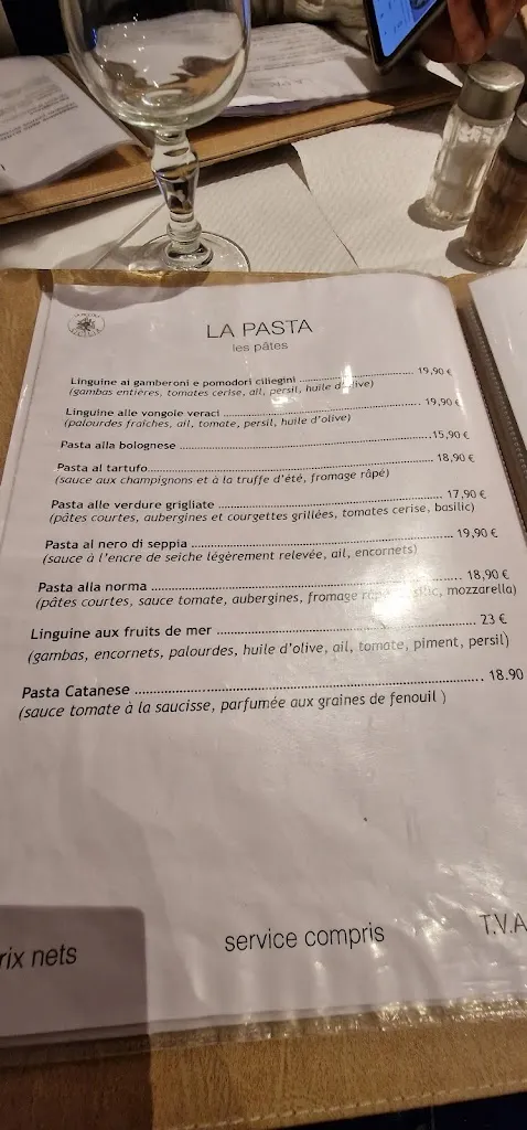 Menu_La Piccola Sicilia_Paris_image_2