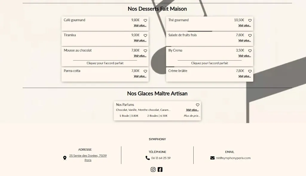 Menu_Symphony | Restaurant Italien | Restaurant Villette | Restaurant Paris 19_Paris_image_2