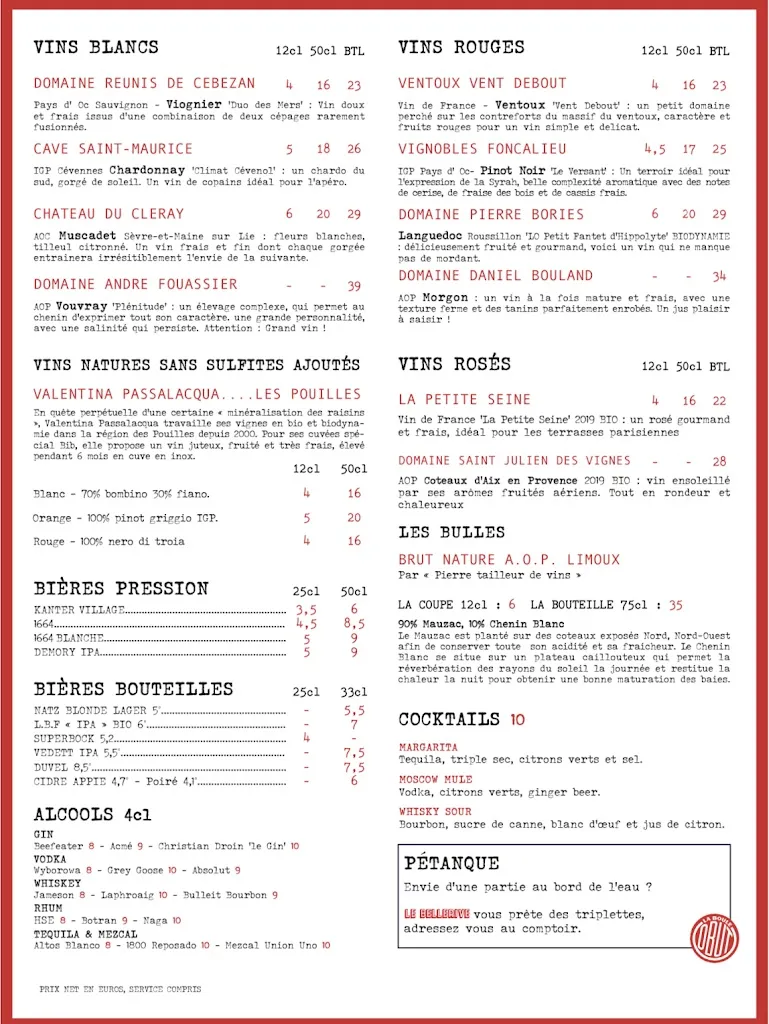 Menu_Le Bellerive_Paris_image_2