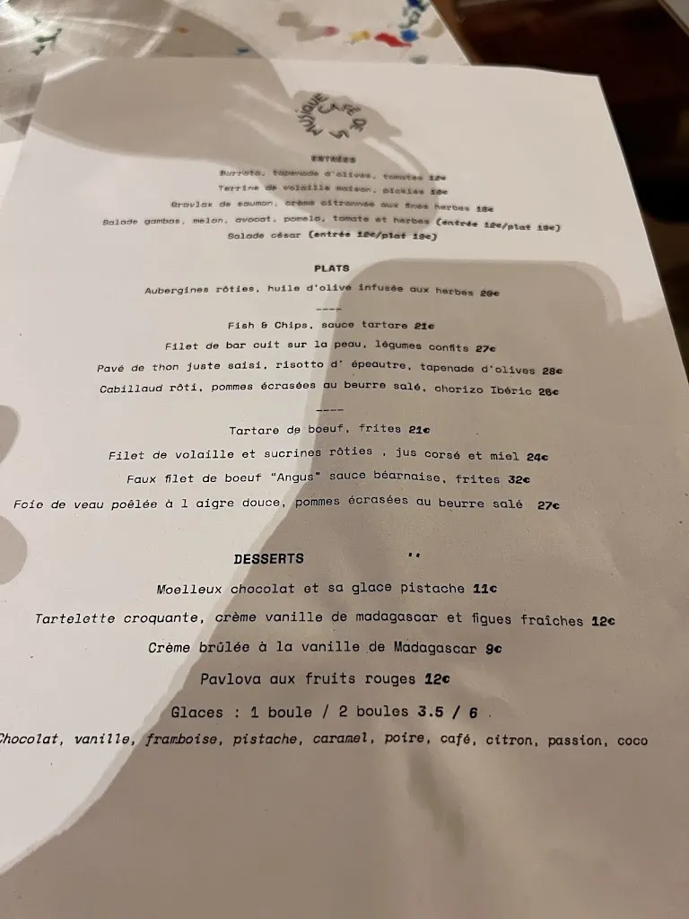 Menu_Café de la Musique_Paris_image_2